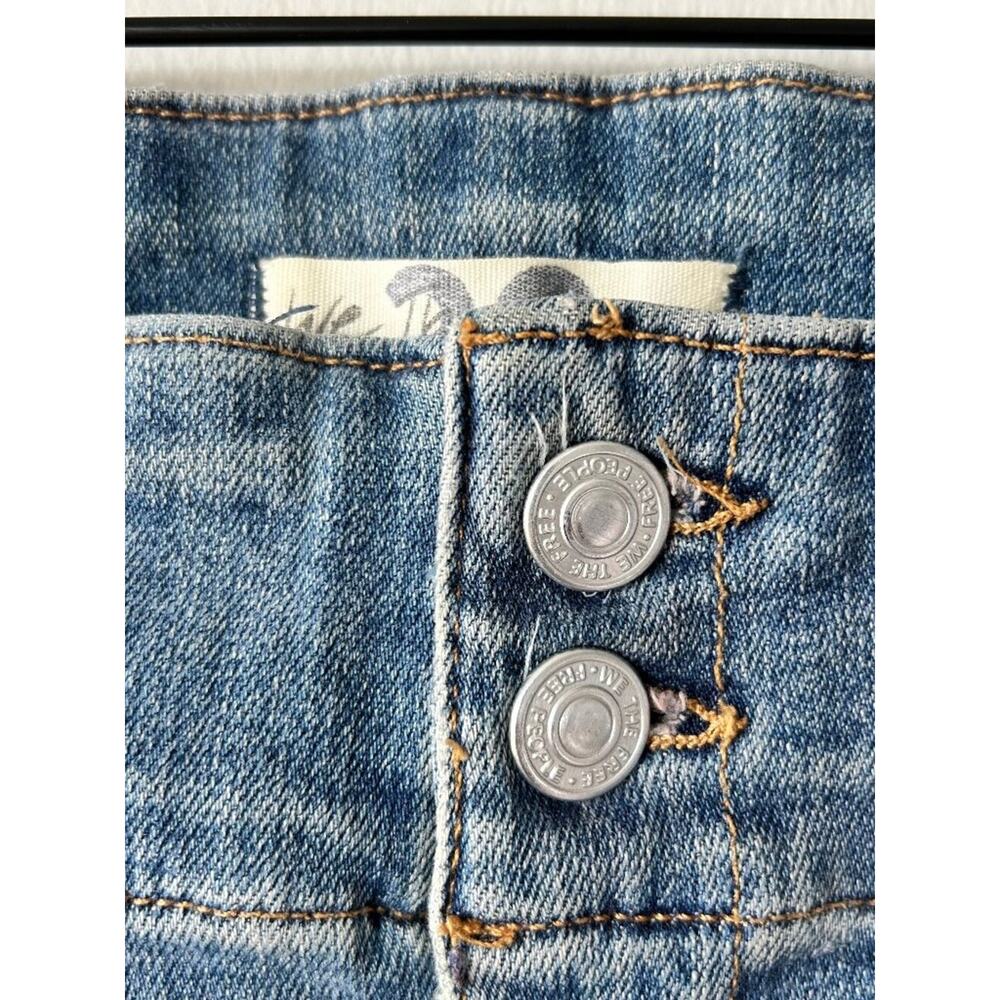 We The Free by Free People Jayde Flare Jeans Size 30 High Rise Bell Bottom - Picture 6 of 14